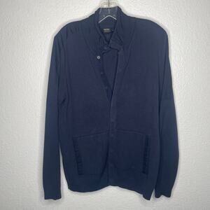 Boss Hugo Boss Mens Sweater Size L Knit Button Front Cardigan Like Regular Fit